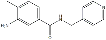 3-amino-4-methyl-N-(pyridin-4-ylmethyl)benzamide 구조식 이미지