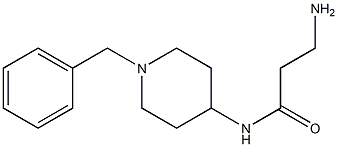 3-amino-N-(1-benzylpiperidin-4-yl)propanamide 구조식 이미지