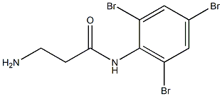 3-amino-N-(2,4,6-tribromophenyl)propanamide 구조식 이미지