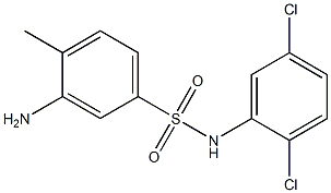 3-amino-N-(2,5-dichlorophenyl)-4-methylbenzene-1-sulfonamide 구조식 이미지