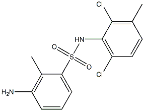 3-amino-N-(2,6-dichloro-3-methylphenyl)-2-methylbenzene-1-sulfonamide Structure