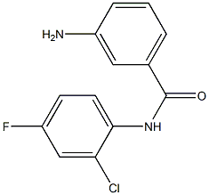 3-amino-N-(2-chloro-4-fluorophenyl)benzamide 구조식 이미지