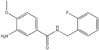 3-amino-N-(2-fluorobenzyl)-4-methoxybenzamide Structure