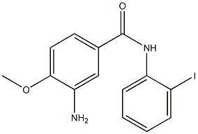 3-amino-N-(2-iodophenyl)-4-methoxybenzamide 구조식 이미지