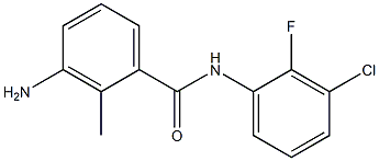 3-amino-N-(3-chloro-2-fluorophenyl)-2-methylbenzamide Structure