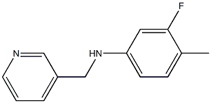 3-fluoro-4-methyl-N-(pyridin-3-ylmethyl)aniline Structure