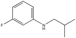 3-fluoro-N-(2-methylpropyl)aniline 구조식 이미지