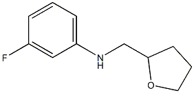 3-fluoro-N-(oxolan-2-ylmethyl)aniline Structure