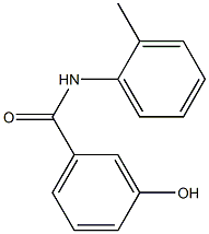 3-hydroxy-N-(2-methylphenyl)benzamide Structure