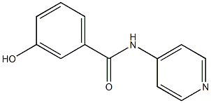 3-hydroxy-N-(pyridin-4-yl)benzamide Structure