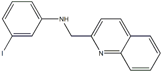 3-iodo-N-(quinolin-2-ylmethyl)aniline 구조식 이미지