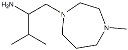 3-methyl-1-(4-methyl-1,4-diazepan-1-yl)butan-2-amine 구조식 이미지