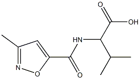 3-methyl-2-[(3-methyl-1,2-oxazol-5-yl)formamido]butanoic acid Structure