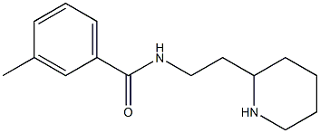 3-methyl-N-(2-piperidin-2-ylethyl)benzamide 구조식 이미지