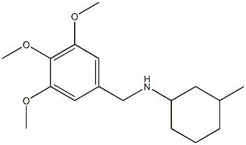 3-methyl-N-[(3,4,5-trimethoxyphenyl)methyl]cyclohexan-1-amine Structure