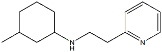 3-methyl-N-[2-(pyridin-2-yl)ethyl]cyclohexan-1-amine Structure