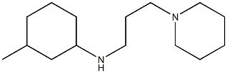 3-methyl-N-[3-(piperidin-1-yl)propyl]cyclohexan-1-amine 구조식 이미지