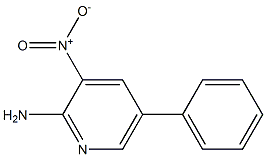 3-nitro-5-phenylpyridin-2-amine 구조식 이미지