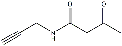 3-oxo-N-(prop-2-yn-1-yl)butanamide 구조식 이미지