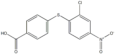 4-[(2-chloro-4-nitrophenyl)sulfanyl]benzoic acid Structure