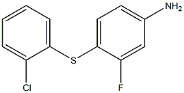 4-[(2-chlorophenyl)sulfanyl]-3-fluoroaniline 구조식 이미지