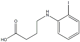 4-[(2-iodophenyl)amino]butanoic acid 구조식 이미지