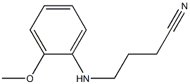 4-[(2-methoxyphenyl)amino]butanenitrile 구조식 이미지
