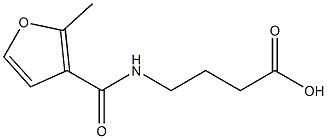 4-[(2-methyl-3-furoyl)amino]butanoic acid 구조식 이미지