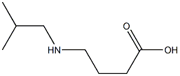 4-[(2-methylpropyl)amino]butanoic acid Structure