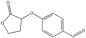 4-[(2-oxooxolan-3-yl)oxy]benzaldehyde 구조식 이미지