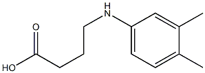 4-[(3,4-dimethylphenyl)amino]butanoic acid Structure