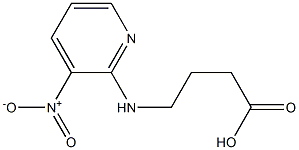 4-[(3-nitropyridin-2-yl)amino]butanoic acid Structure
