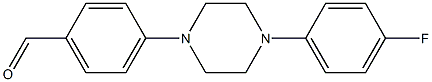 4-[4-(4-fluorophenyl)piperazin-1-yl]benzaldehyde 구조식 이미지