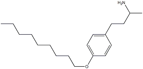 4-[4-(nonyloxy)phenyl]butan-2-amine Structure