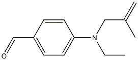 4-[ethyl(2-methylprop-2-en-1-yl)amino]benzaldehyde 구조식 이미지