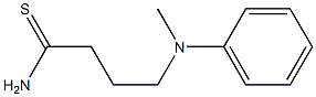 4-[methyl(phenyl)amino]butanethioamide Structure