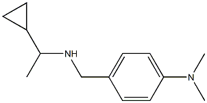 4-{[(1-cyclopropylethyl)amino]methyl}-N,N-dimethylaniline 구조식 이미지