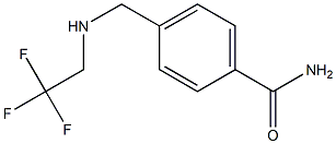 4-{[(2,2,2-trifluoroethyl)amino]methyl}benzamide Structure