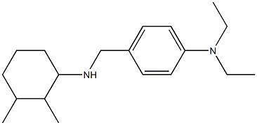 4-{[(2,3-dimethylcyclohexyl)amino]methyl}-N,N-diethylaniline 구조식 이미지