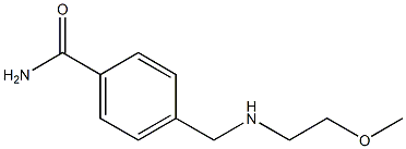 4-{[(2-methoxyethyl)amino]methyl}benzamide Structure