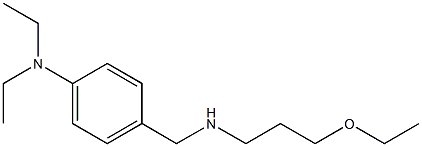 4-{[(3-ethoxypropyl)amino]methyl}-N,N-diethylaniline 구조식 이미지