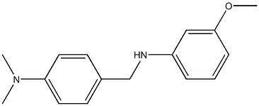 4-{[(3-methoxyphenyl)amino]methyl}-N,N-dimethylaniline 구조식 이미지