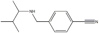 4-{[(3-methylbutan-2-yl)amino]methyl}benzonitrile Structure