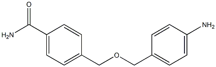 4-{[(4-aminophenyl)methoxy]methyl}benzamide 구조식 이미지