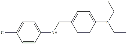 4-{[(4-chlorophenyl)amino]methyl}-N,N-diethylaniline Structure