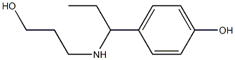 4-{1-[(3-hydroxypropyl)amino]propyl}phenol 구조식 이미지