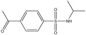 4-acetyl-N-(propan-2-yl)benzene-1-sulfonamide 구조식 이미지
