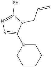 4-allyl-5-piperidin-1-yl-4H-1,2,4-triazole-3-thiol Structure