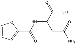 4-amino-2-(2-furoylamino)-4-oxobutanoic acid 구조식 이미지