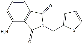 4-amino-2-(thiophen-2-ylmethyl)-2,3-dihydro-1H-isoindole-1,3-dione 구조식 이미지
